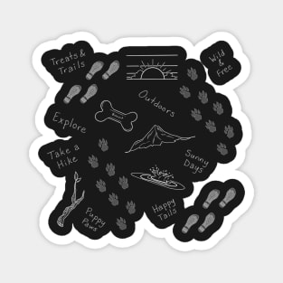 Treats and Trails Magnet