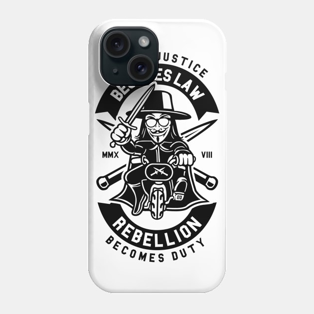 Anonymous Rebellion Phone Case by Z1