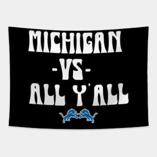 Michigan vs All Y'all Tapestry