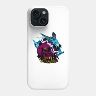 Skull Blue Bird Phone Case