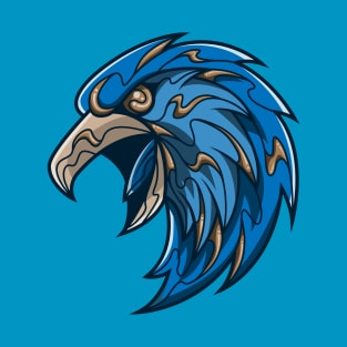 blue and bronze smart eagle hause T-Shirt
