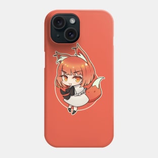 Cute little chibi fox girl Phone Case