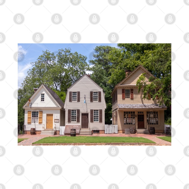 Three historic houses in Colonial Williamsburg, Virginia by SafariByMarisa