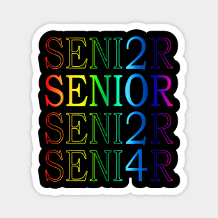 Senior 2024 graduate college University high school graduation Magnet