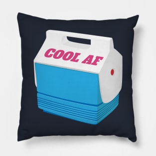 Cool AF Mini Cooler Ice Chest Design Pillow