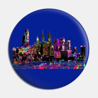 Philadelphia in graffiti Pin