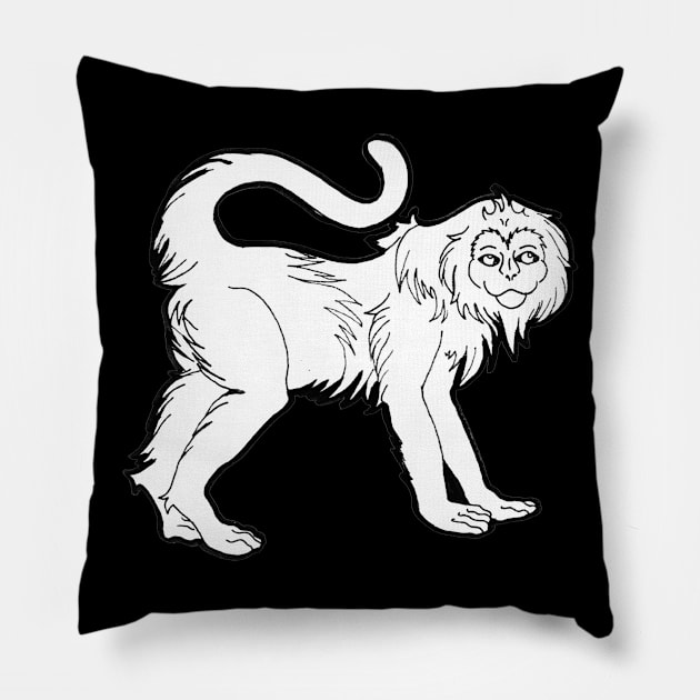 Chinese Zodiac Series - Monkey Pillow by WillowSeeker