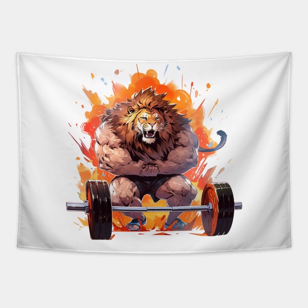 lion Tapestry by enzo studios