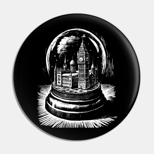 Big Ben London in a snow globe Pin by Khrystyna27