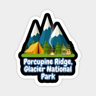 Porcupine Ridge, Glacier National Park Magnet