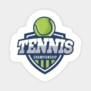 Tennis logo team design Magnet