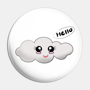 Cute Cloud Pin