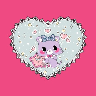 Mew Dreamy Sparkle Cat T-Shirt