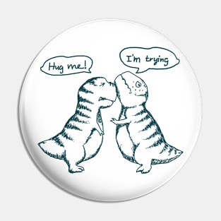 Dino Love! Hug Me! Pin