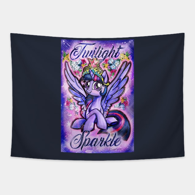 Twilight Sparkle Tapestry by SophieScruggs