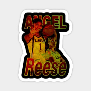 Angel Reese Retro Style Magnet