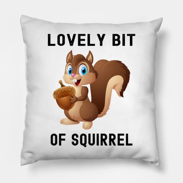 Lovely Bit of Squirrel Pillow by Photomisak72