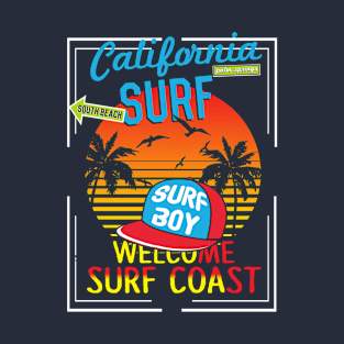 Surf coast California T-Shirt