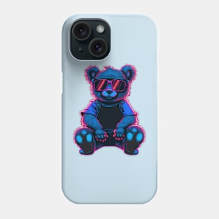 Neon Teddy Bear Phone Case