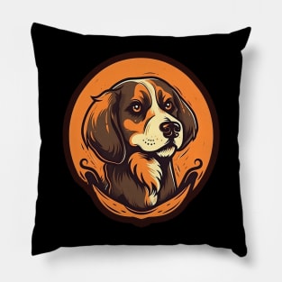 Handsome Spaniel dog Pillow