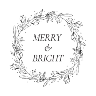 Merry and Bright Simple T-Shirt