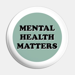 Pastel Mental Health Matters Pin