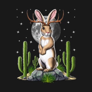 Jackalope Cryptid Rabbit T-Shirt