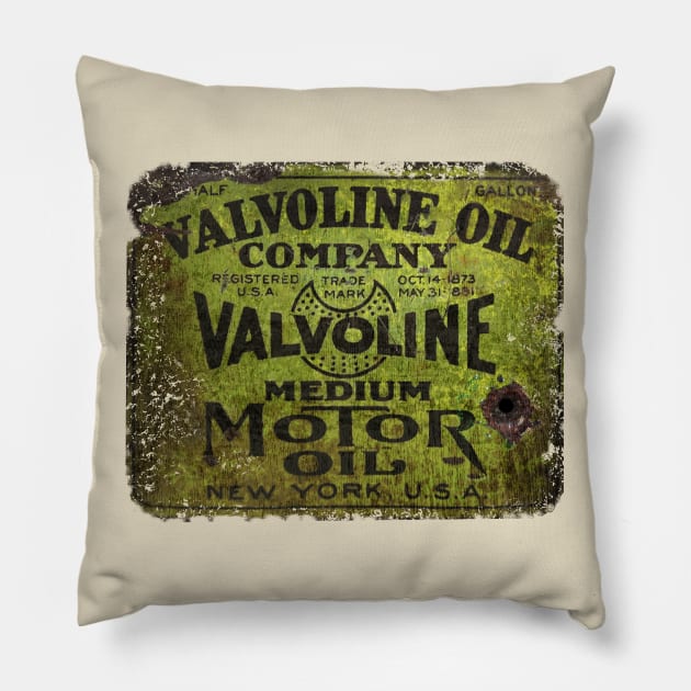 Valvoline Oil Pillow by Midcenturydave