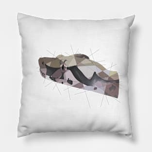 Red Tailed Boa Pillow