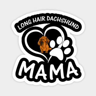 Long Hair Dachshund Mama Magnet