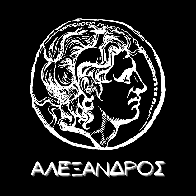 Alexander The Great Coin by SpaceART