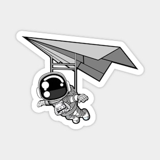 Astronaut Paragliding Magnet