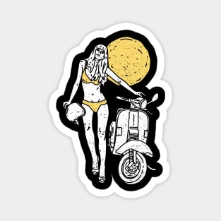 SCOOTER GIRL Magnet