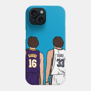 Pau and Marc Gasol Phone Case