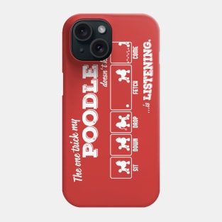 Poodle Phone Case