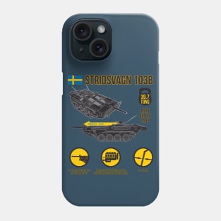 Who likes tanks! Strv 103B Swedish Tank Phone Case