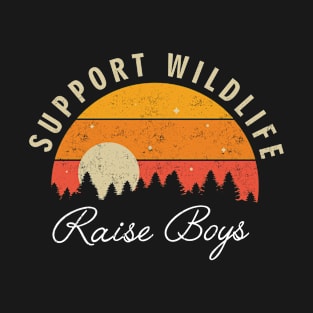 Support Wildlife Raise Boys T-Shirt