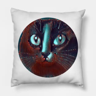 Bright-Eyed mycat, revolution for cats Pillow