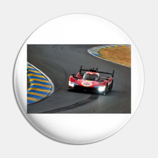 Ferrari 499P no50 24 Hours of Le Mans 2023 Pin