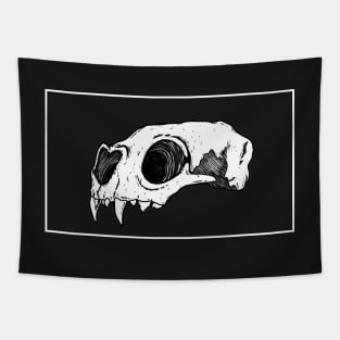 Cute Cat Skull Tapestry