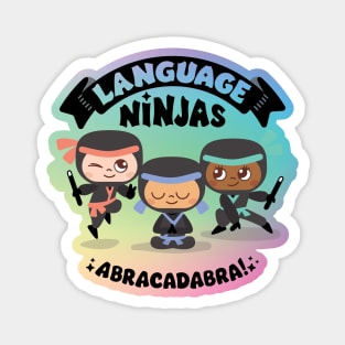 Rainbow Language Ninjas 2 Magnet