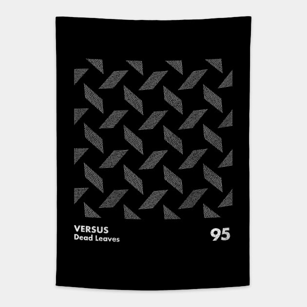 Versus / Dead Leaves / Minimal Graphic Design Artwork Tapestry by saudade