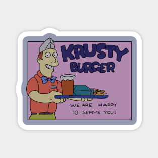 Krusty Burger Flyer Magnet