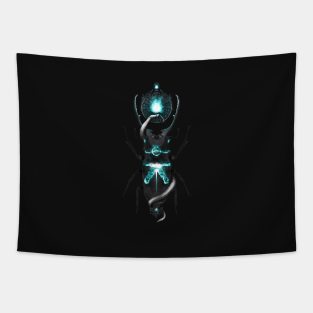 Beetle with a snake Tapestry