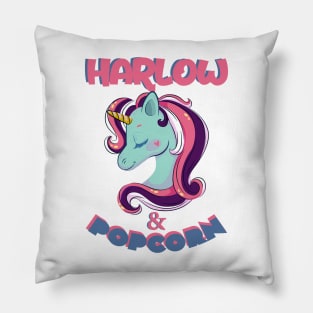 Harlow And Popcorn Merch Popcorn The Pony Pillow