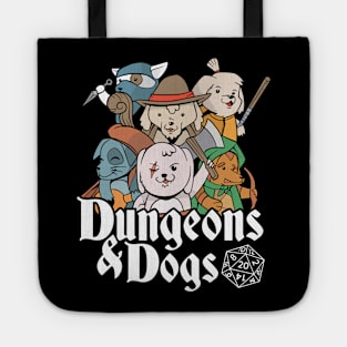 Dungeons and Dogs Funny Fantasy Merch Gaming Design Tote