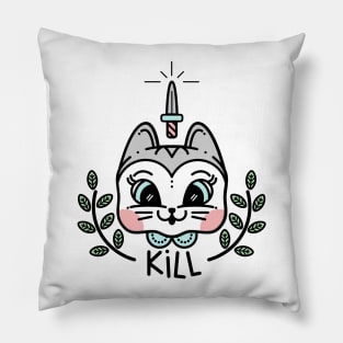 kill kitty Pillow