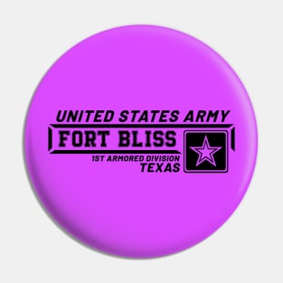 Fort Bragg Army Base Pin