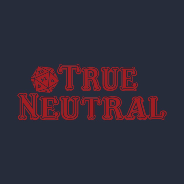 True Neutral D20 by MondoDellamorto