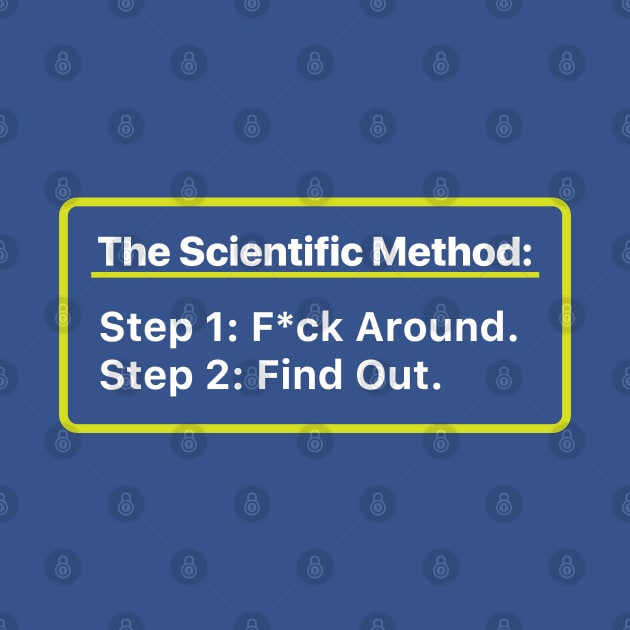 The Scientific Method. Mess up. Find out. by labstud